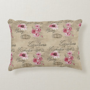 A French Ephemera Design Series 20 Accent Pillow
