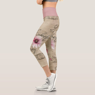 A French Ephemera Design Series 20 Capri Leggings
