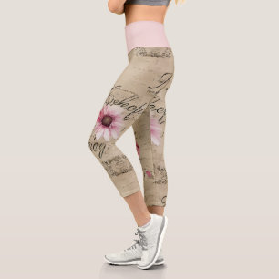 A French Ephemera Design Series 20 Capri Leggings