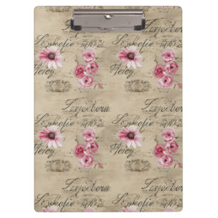 A French Ephemera Design Series 20 Clipboard