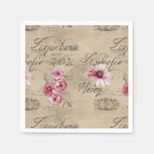 A French Ephemera Design Series 20 Napkin