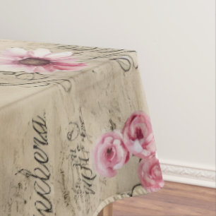 A French Ephemera Design Series 20 Tablecloth