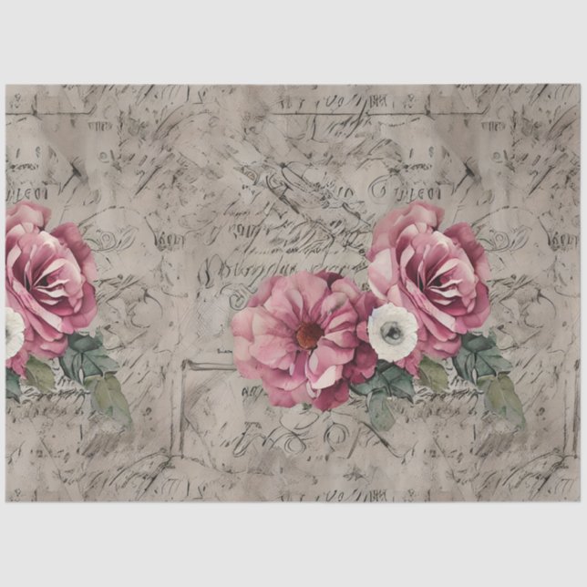 A French Ephemera Design Series 21 Tissue Paper (Front)