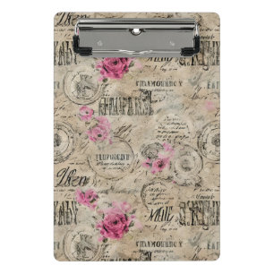 A French Ephemera Design Series 24 Mini Clipboard