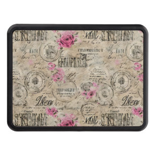 A French Ephemera Design Series 24 Trailer Hitch Cover