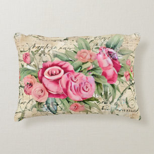 A French Ephemera Design Series 26 Accent Pillow