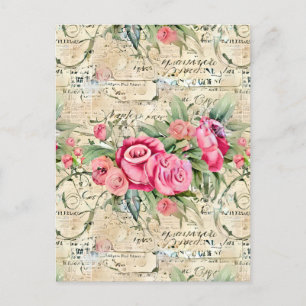 A French Ephemera Design Series 26 Postcard