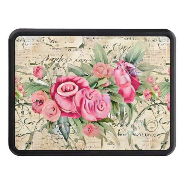 A French Ephemera Design Series 26 Trailer Hitch Cover (Front)