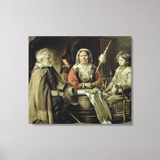 A French Interior, c.1645 Canvas Print (Front)