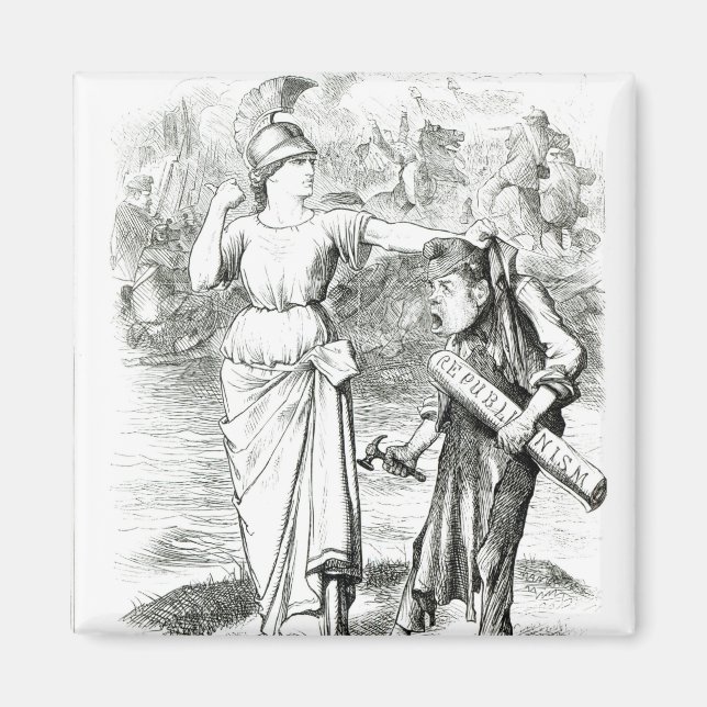 A French Lesson', cartoon from 'Punch' Magnet (Front)