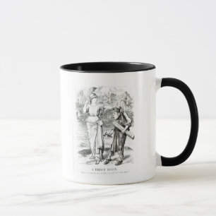 A French Lesson', cartoon from 'Punch' Mug