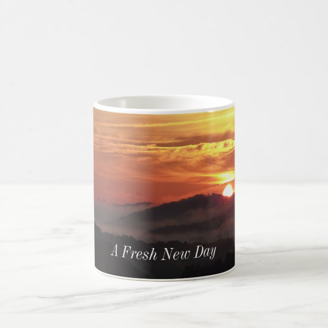 A Fresh New Day Coffee Mug (Center)