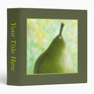 A Fresh Organic Pear Binder