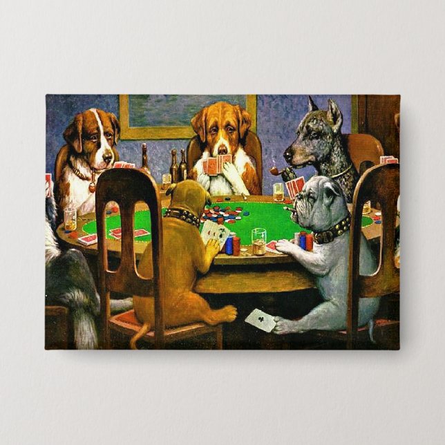 A Friend in Need, Dogs Playing Poker, (Front)