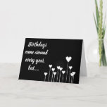 A FRIEND LIKE YOU COMES AROUND ONCE BIRTHDAY CARD<br><div class="desc">WHAT A ****A SPECIAL CARD FROM YOU**** TO GIVE TO THE VERY **SPECIAL FRIEND** IN YOUR LIFE ON HIS OR HER "BIRTHDAY" AND IF HE OR SHE DID NOT KNOW HOW YOU FEEL,  THEY SURE WILL NOW,  RIGHT?</div>