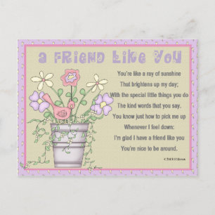 A Friend Like You Postcard