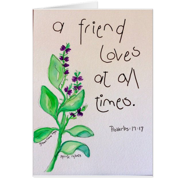 A Friend Loves (Front)