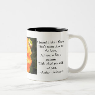 A friend... Two-Tone coffee mug