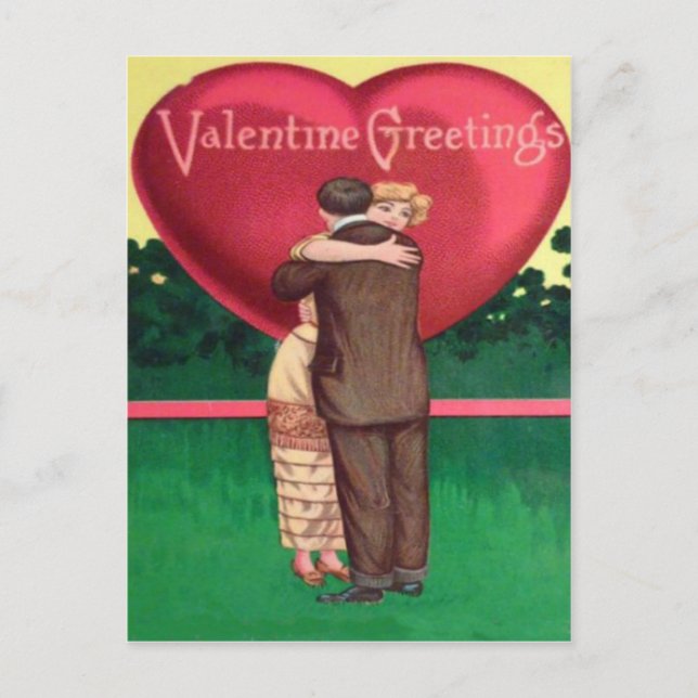 A 'Friend Zone' Valentine Holiday Postcard (Front)