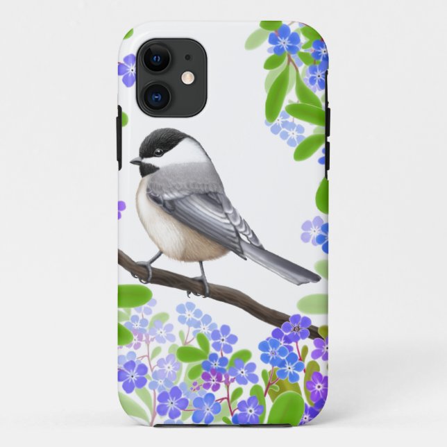 A Friendly Little Chickadee iPhone 5 Case (Back)