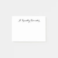 A Friendly Reminder Customizable Note
