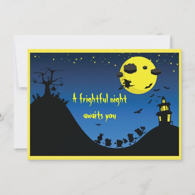 A Frightful Night - Invitation (Front)