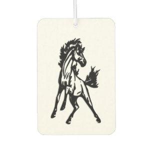 A Frisky Jumping Horse in the Wild Air Freshener
