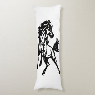 A Frisky Jumping Horse in the Wild Body Pillow