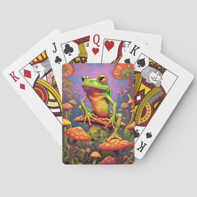 A Frog Playing Cards (Back)