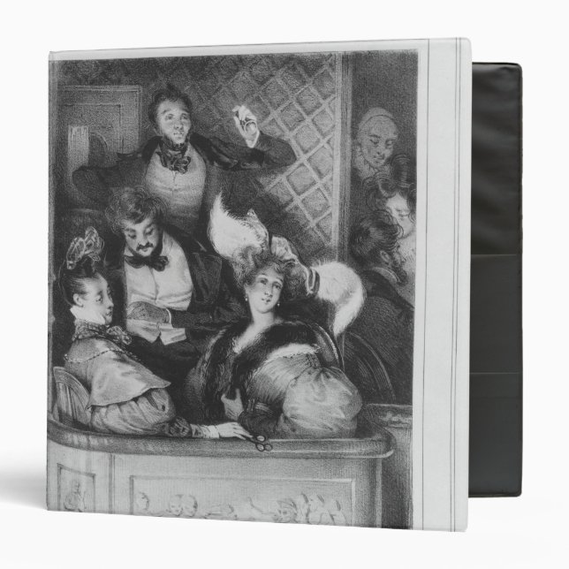 A front theatre box, engraved by Julien Binder (Front/Inside)