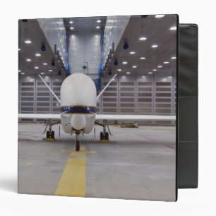 A front view of a Global Hawk unmanned aircraft Binder