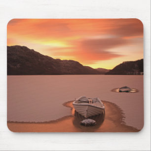 A Frozen Loch   Ruthven, Uk Mouse Pad