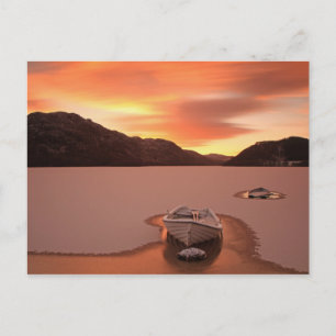 A Frozen Loch   Ruthven, Uk Postcard