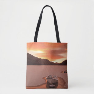A Frozen Loch Ruthven, Uk Tote Bag