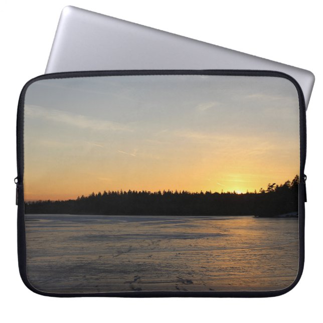A Frozen Sunset Laptop Sleeve (Front)