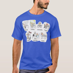 A fruit fly for each day of the week 1 T-Shirt