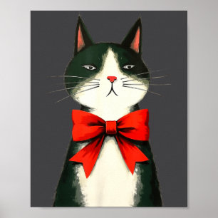 A Frumpy Holiday Cat Fun Design Poster