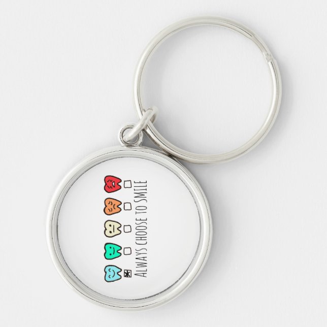 A fun accessory for dental staff. keychain (Front)