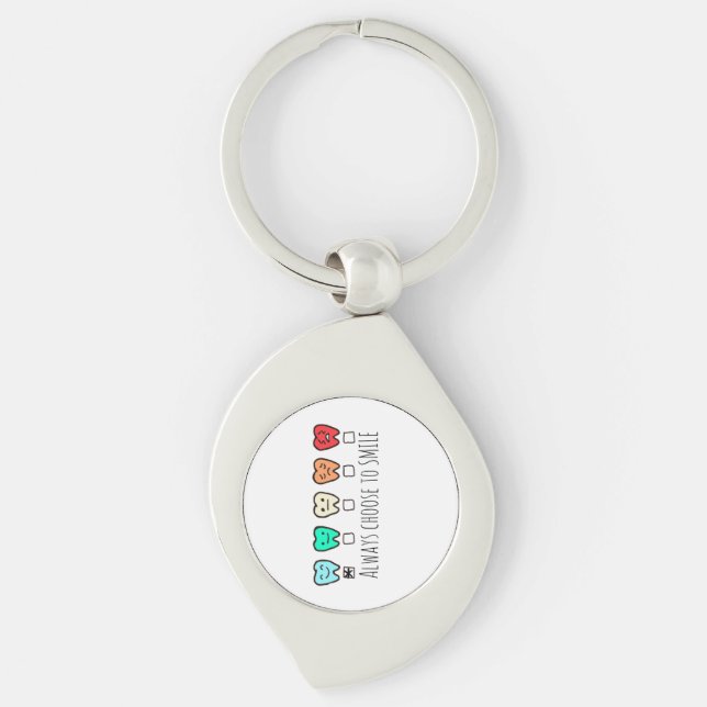 A fun accessory for dental staff. keychain (Front)