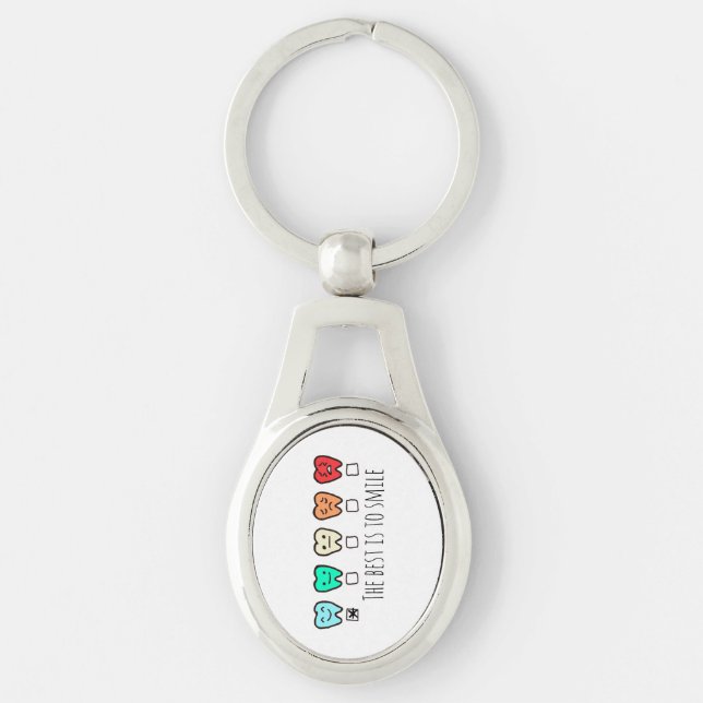 A fun accessory for dental staff. keychain (Front)
