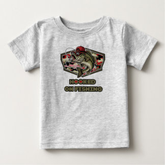 A fun and bold illustration of a cool bass baby T-Shirt