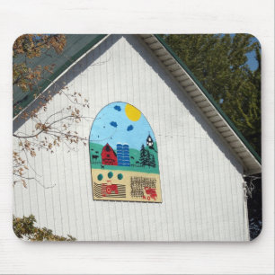 A Fun Barn Quilt Mouse Pad