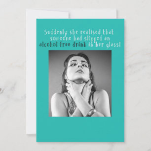 A fun birthday card for a party girl
