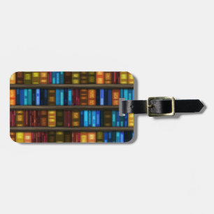 A Fun Library Vibe With Bookshelf, A New Approach Luggage Tag