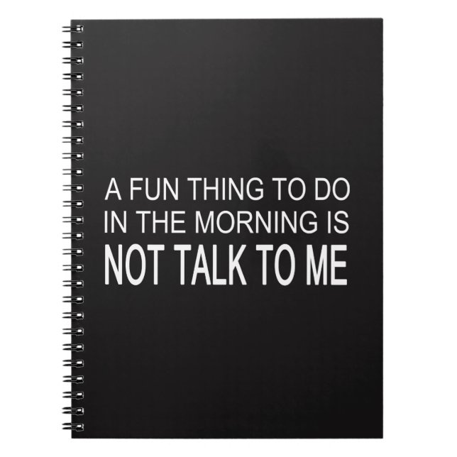 A Fun Thing To Do Notebook (Front)