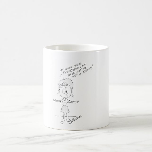 A funny friendship mug. coffee mug (Center)