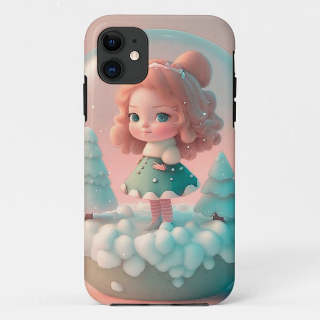 A funny little doll on a cloud  Case-Mate iPhone case (Back)