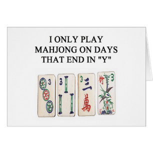 a funny mahjong design