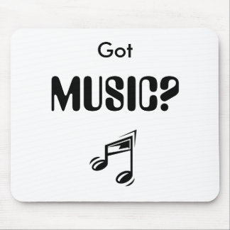 a_funny_music_note_000, Got , MUSIC? Mouse Pad