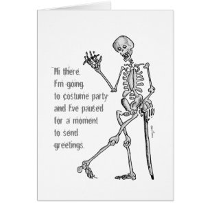 A funny skeleton.